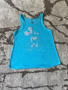 Disney Turquoise Blue Mickey Mouse Tank Top